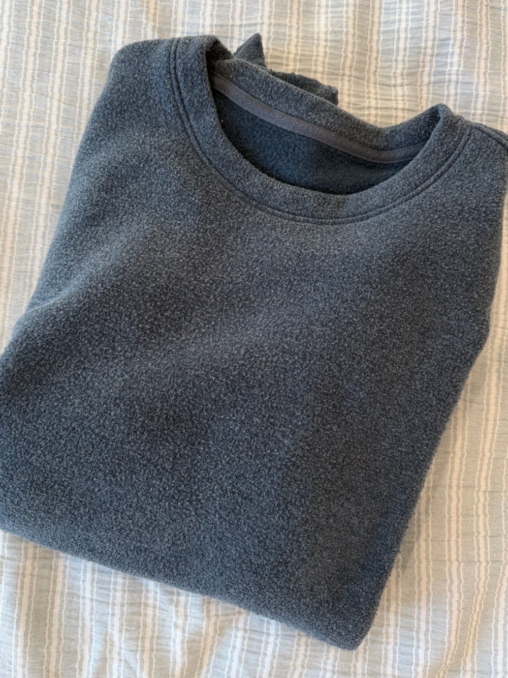 Vuori Men's Size XL Crewneck Sweater in Blueish Gray